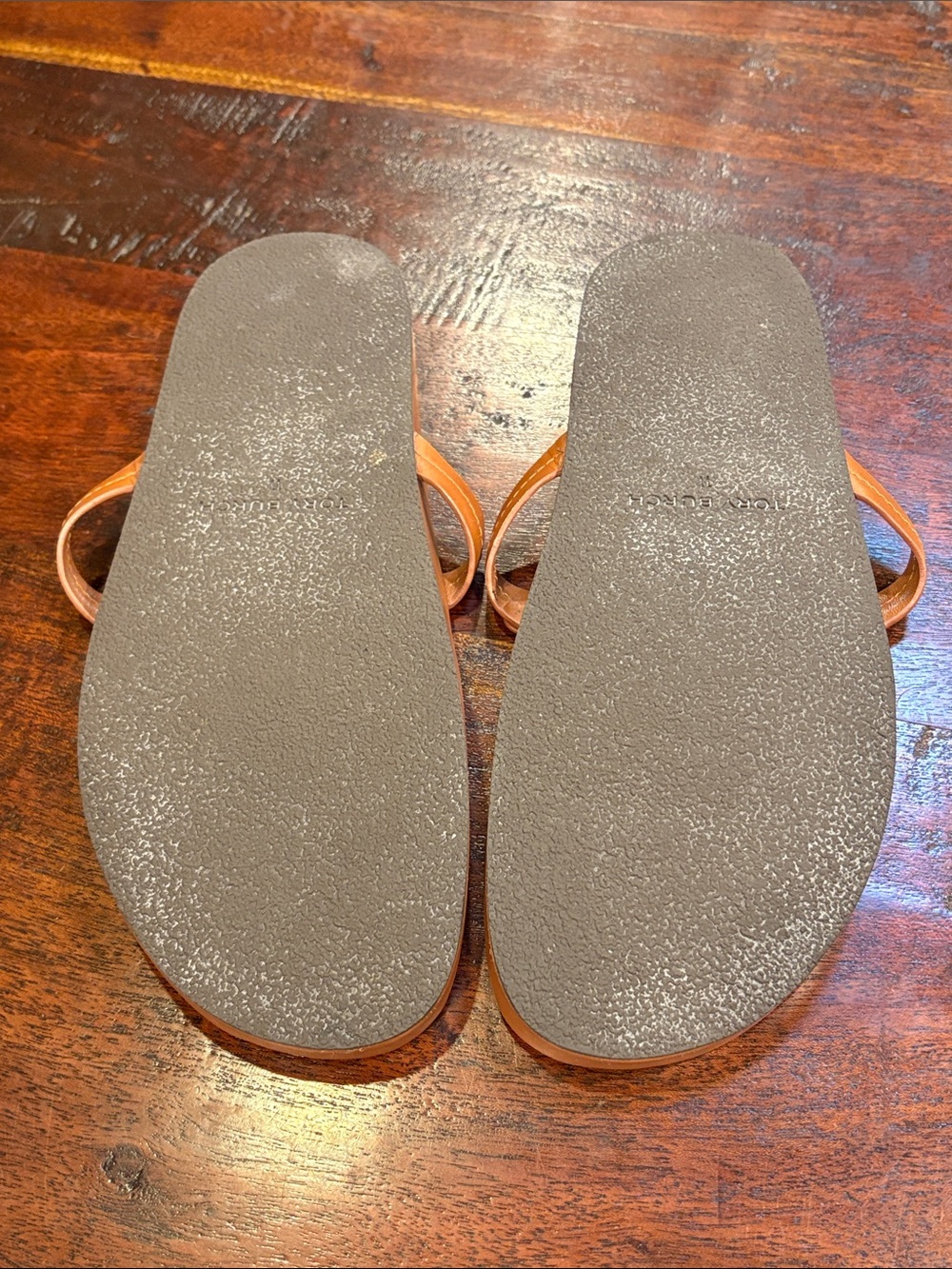 Tory Burch Brown Leather Miller Cloud Sandals size 11 - Picture 5 of 8